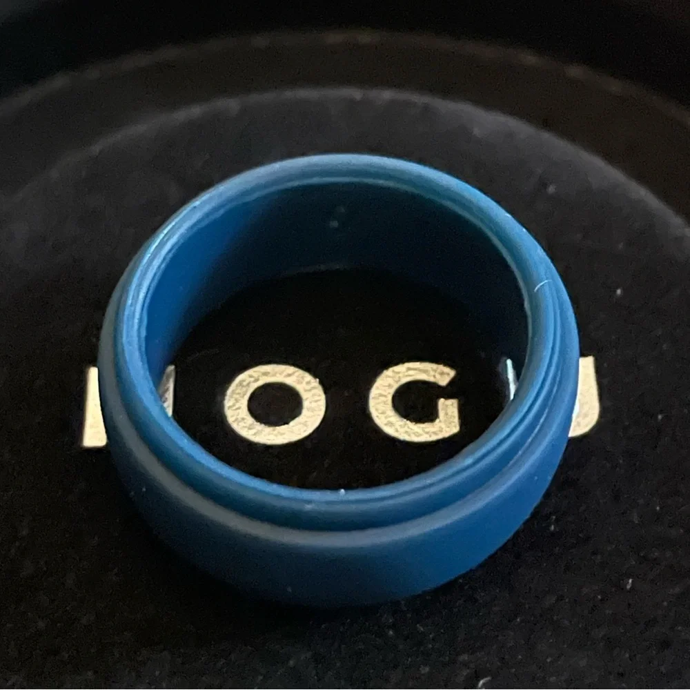 NEW Men’s Light Navy Lightweight Silicone Universal Ring (Multiple Sizes)